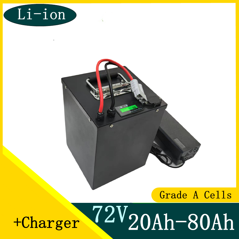 72V 40Ah Lifepo4 Battery Pack - Baterai Lithium-ion 72V 50AH dengan BMS