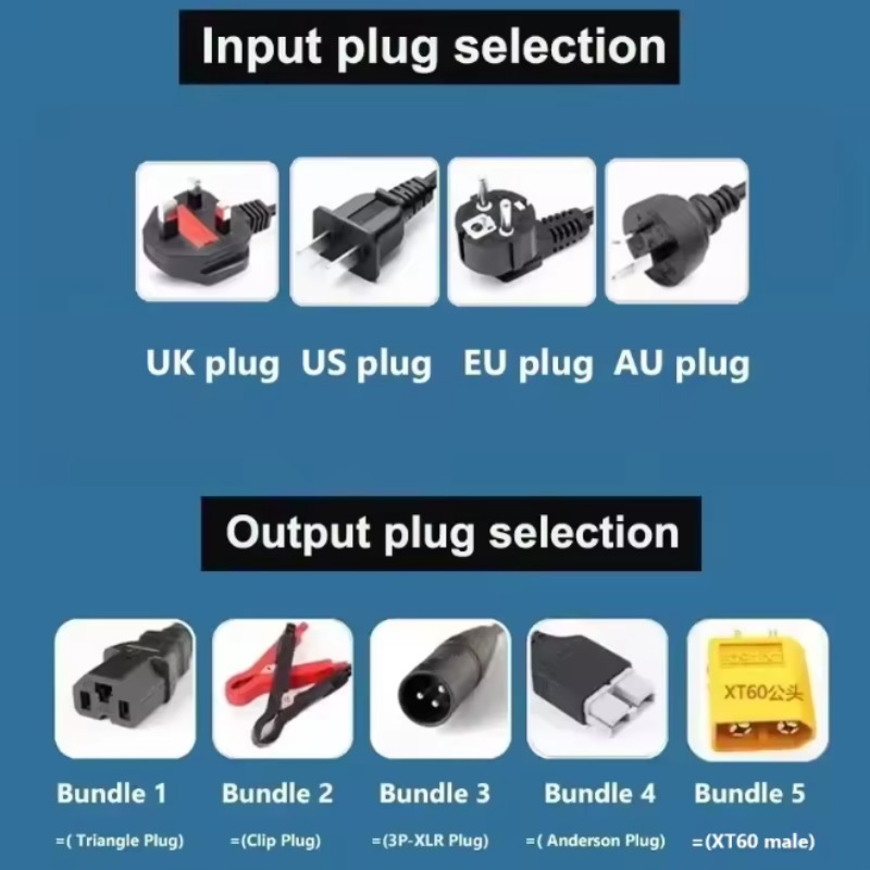 Pengisi Daya Baterai Lithium 4 - 84V 20A Smart Charger ulasan dan harga