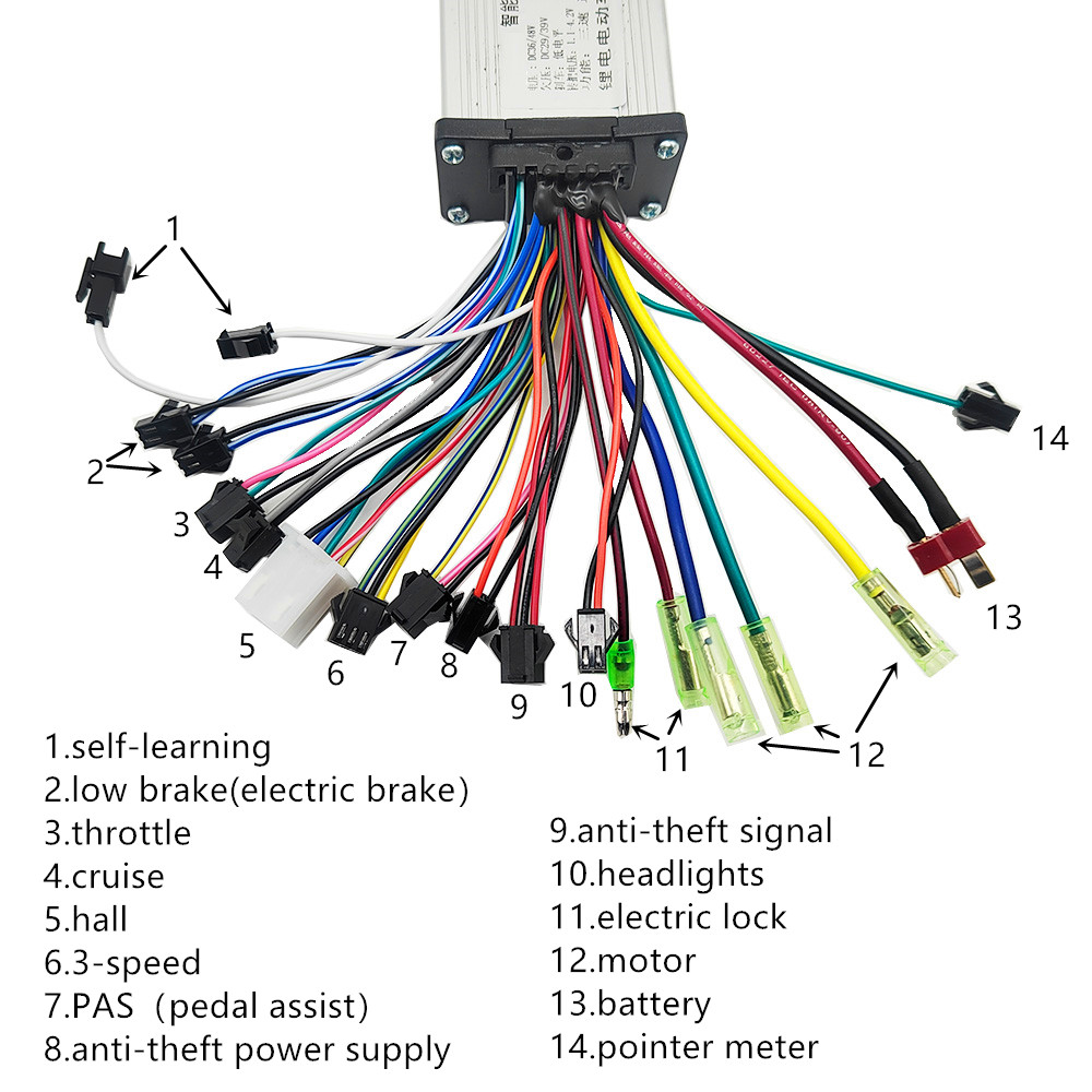 36V 48V 350W Pengendali E-bike - Kelly Kls7230S Controller ulasan dan harga