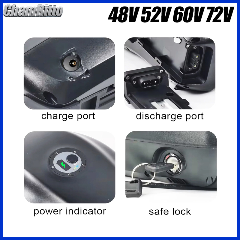 Baterai Sepeda Listrik 48V 72V - 72V 50Ah 21700 Lithium Battery ulasan dan harga