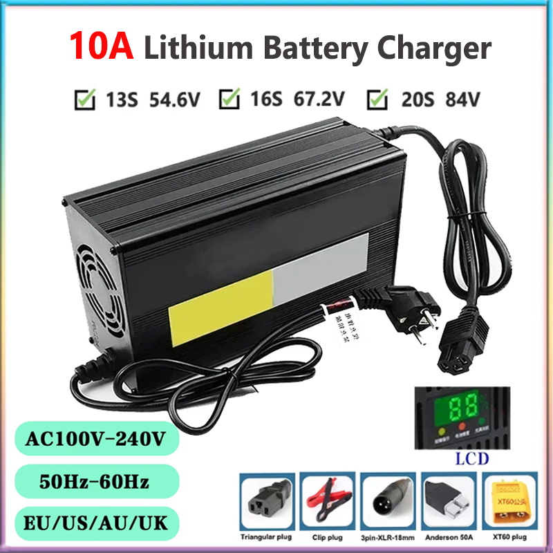 Pengisi daya baterai Lithium 1 - 84V 20A Smart Charger ulasan dan harga