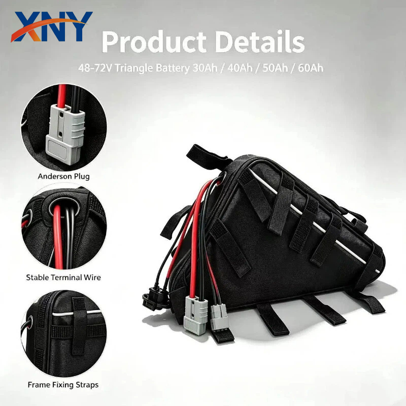 Sepeda Listrik 36v 48v 52v 200 - 72V 50Ah 21700 Lithium Battery ulasan dan harga