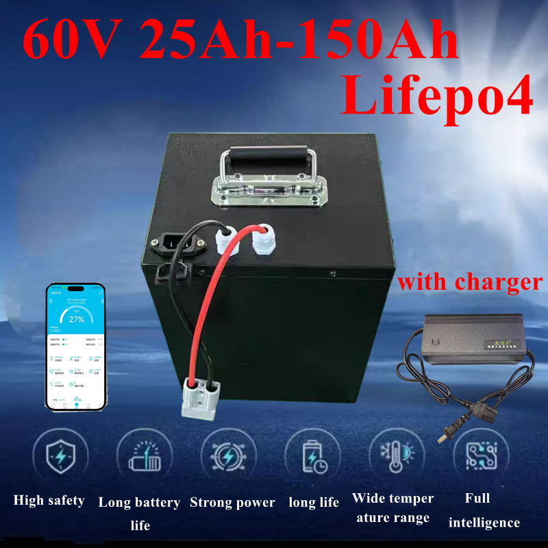 Paket baterai Lithium lifepo4  - 60V 50Ah Electric Scooter Battery ulasan dan harga